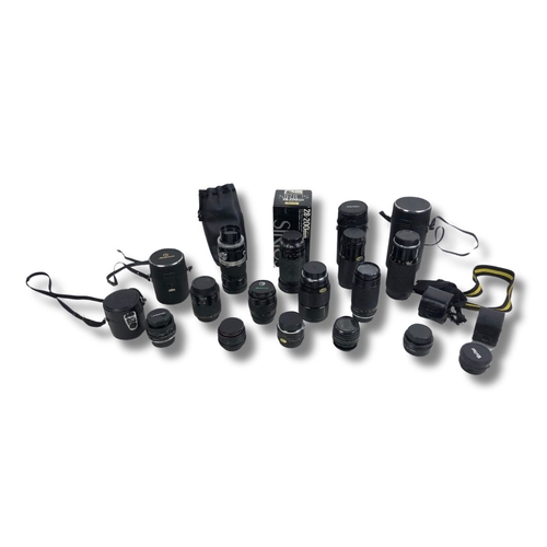 145 - Large Collection of Camera Lenses