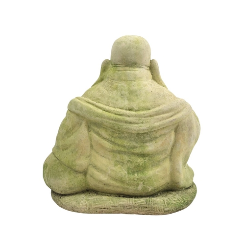 157 - Laughing Buddha Garden Ornament - Reconstituted Stone