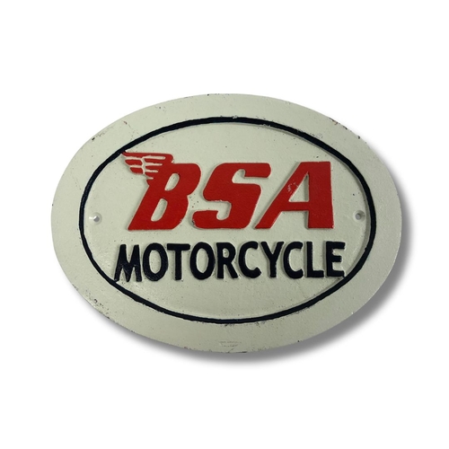 173 - BSA Motorcycle Sign