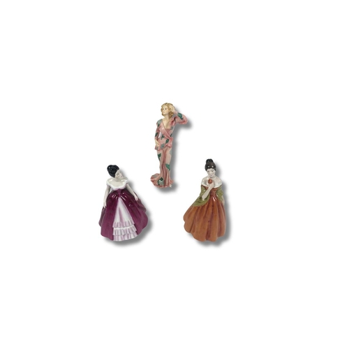 234 - Collection of Figurines, two porcelain and one resin.