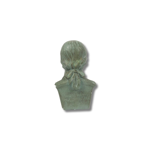 255 - Chalkware Head/Bust of Mozart - 20cm Height