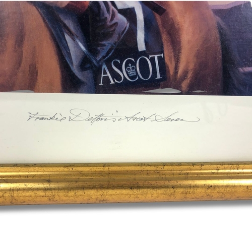 282 - Frankie Dettori's Magnificent Seven at Ascot Print (Framed)