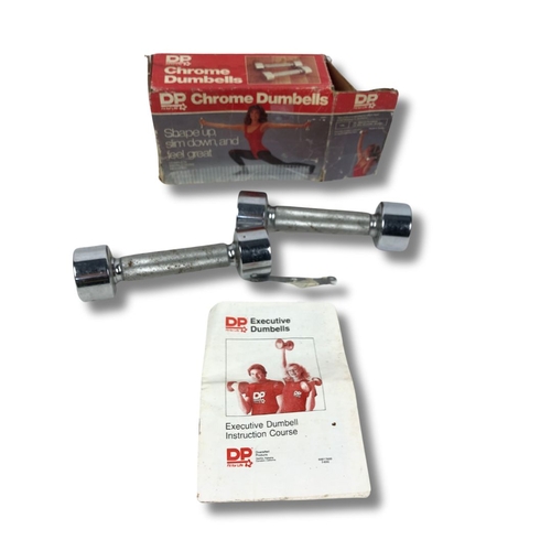 302 - Pair of DP Chrome Executive Dumbells