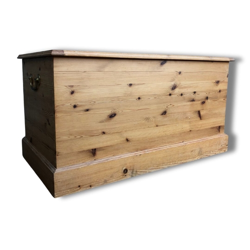 54 - Pine Wooden Chest/Blanket Box