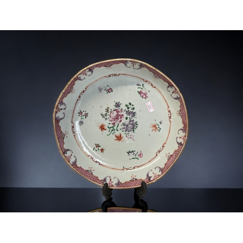 82 - A COLLECTION OF 18TH CENTURY CHINESE EXPORT PORCELAIN.
Qianglong. 
Includes a Famille Rose painted f... 