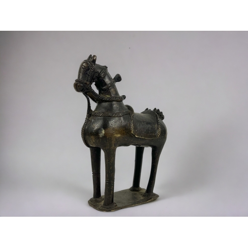 183 - A bronze Horse figure.
India, 19th century.
Height - 23cm