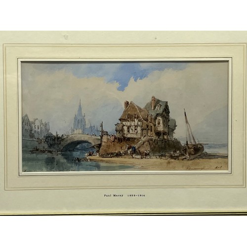 317 - A Paul Marny Watercolour (1829-1914)  