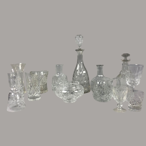 71 - Collection of Crystal Glassware, Decanters, Vases etc