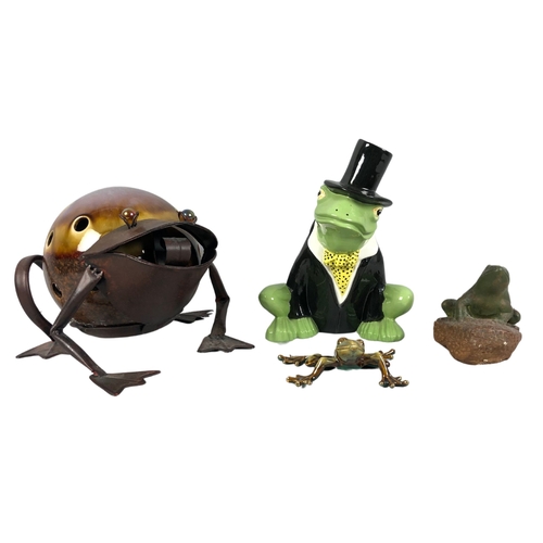 110 - Collection of Decorative Frog Ornaments