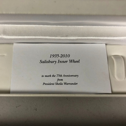 127 - Large Cake Knife and Collectable Souvenir Teaspoon