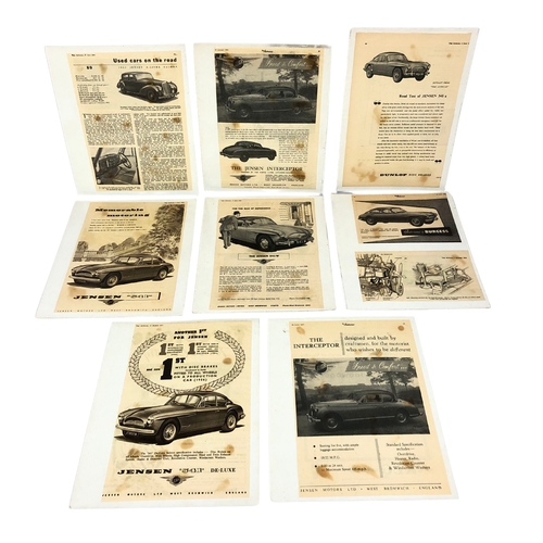 131 - Ephemera - Jensen Car Advertising