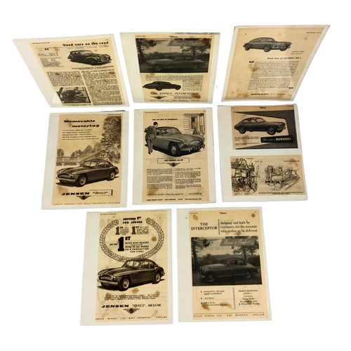 131 - Ephemera - Jensen Car Advertising