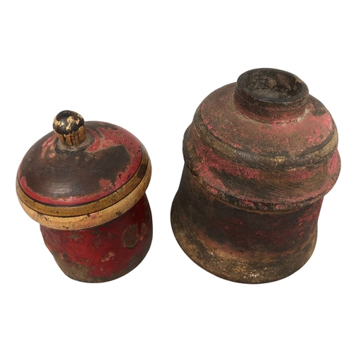 148 - Pair of Vintage Tibetan Tika Pots