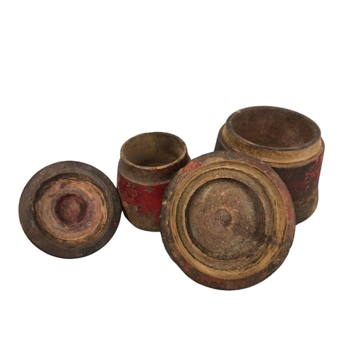 148 - Pair of Vintage Tibetan Tika Pots