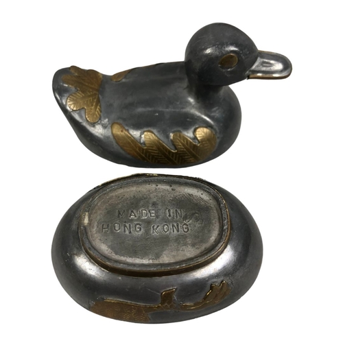 157 - Collection of Items to Include Malachite Frog on Marble with Agate Leaved Silk Bound Tree.