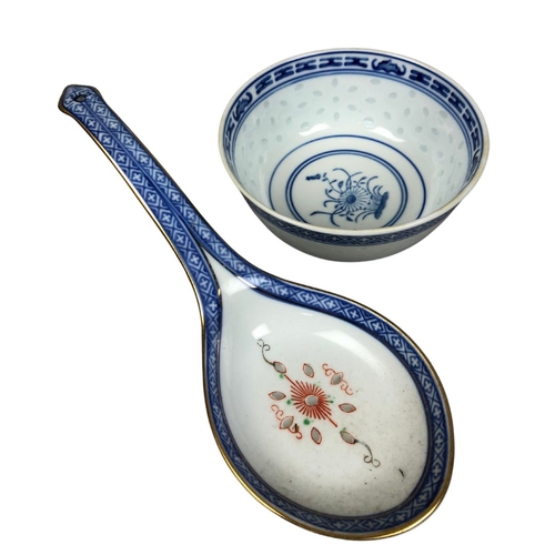 157 - Collection of Items to Include Malachite Frog on Marble with Agate Leaved Silk Bound Tree.