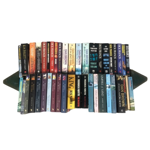163 - Assortment of Softback Books with Popular Authors such as Daphne Du Maurier, Dick Francis, Dan Brown... 