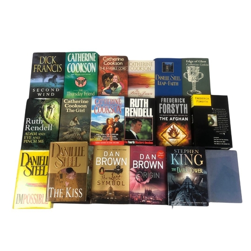 164 - Assortment of Hardback Books/Novels with Popular Authors such as Dick Francis, Danielle Steel, Cathe... 