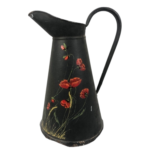 177 - Decorative Barge Ware Hand Painted Jug