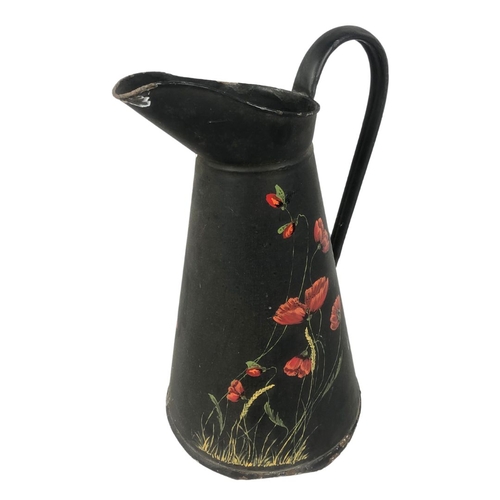 177 - Decorative Barge Ware Hand Painted Jug