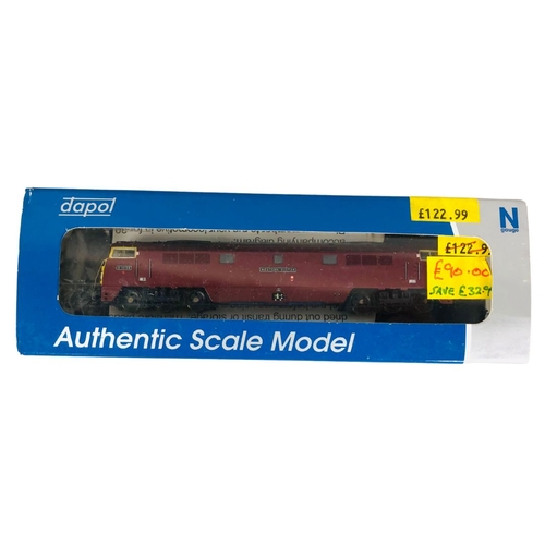 Authentic Scale Model Class 52 BR Maroon Western Sultan, Full Yellow ...