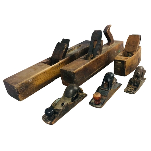 76 - Collection of Vintage Woodworking Planes