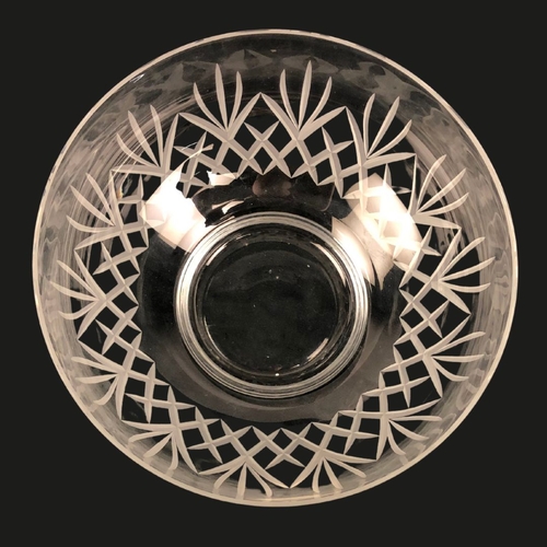 326 - Large Dartington Crystal Glass Bowl