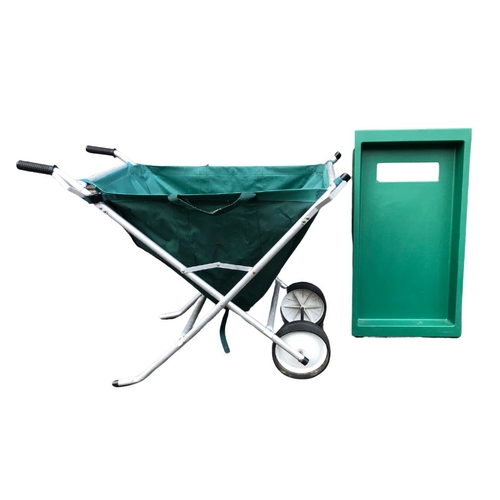 349 - Folding Garden Wheelbarrow with Tray.