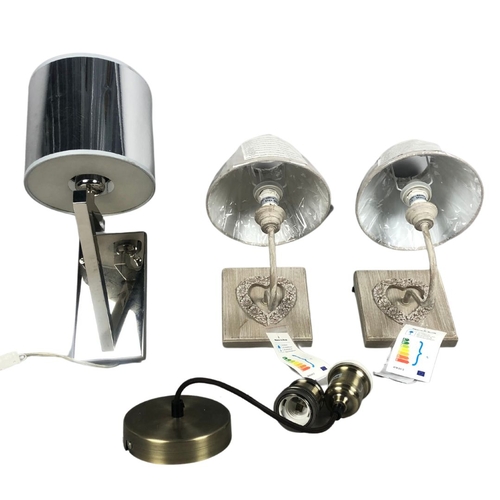 353 - Collection of Unused wall lights