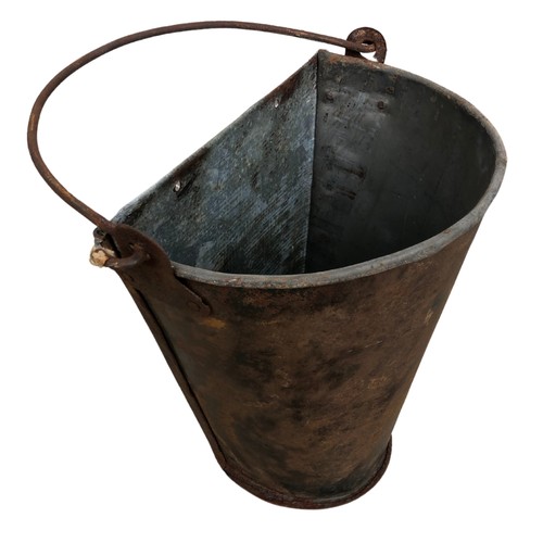 359 - Galvanised Metal Bucket Wall Planter ref 73