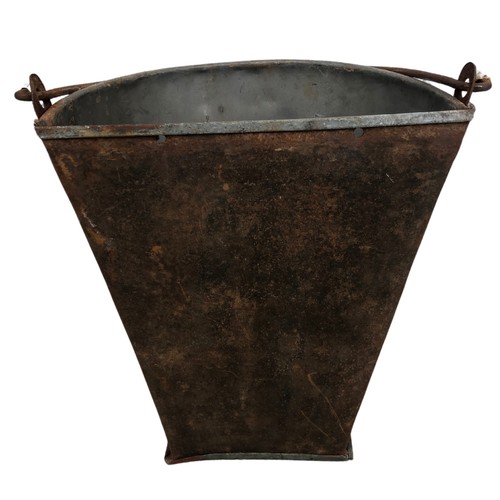 359 - Galvanised Metal Bucket Wall Planter ref 73