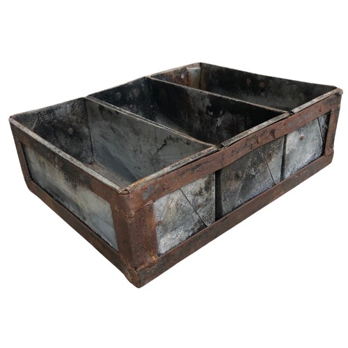 360 - Galvanised Steel Brick Mould Planter ref 76