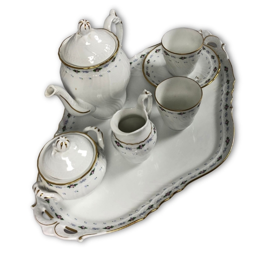 412 - Italian Tea Service Set with Tray for One