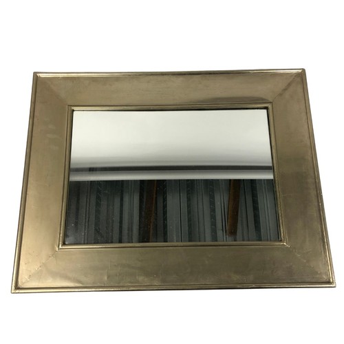 440 - Mirror Silvered Metal overlay.Height 84cmWidth 64cm