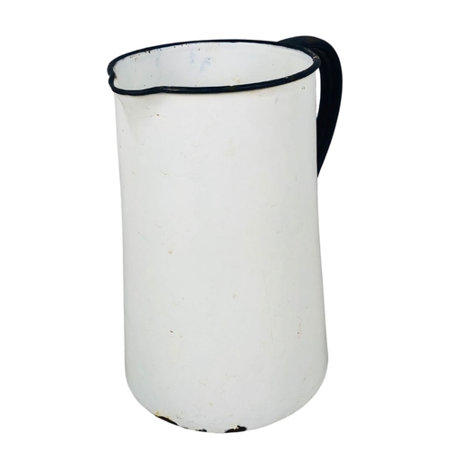 92 - French Enamelware Jug