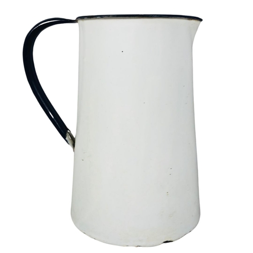 92 - French Enamelware Jug