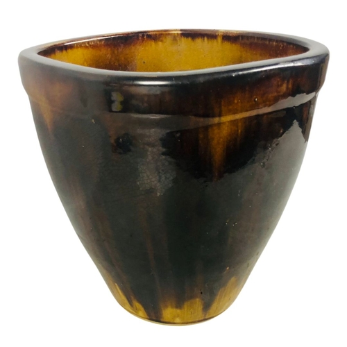 93 - Glazed Pottery planter