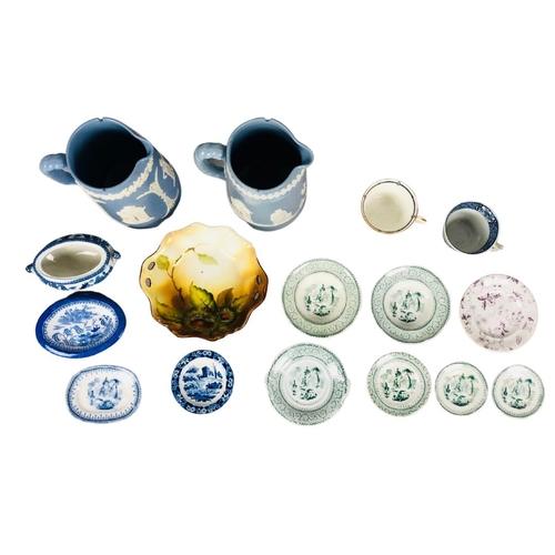 106 - Assortment of Jugs, Plates Etc