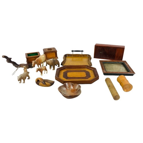 123 - Collection of Wooden Treen Items