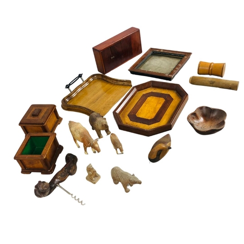 123 - Collection of Wooden Treen Items