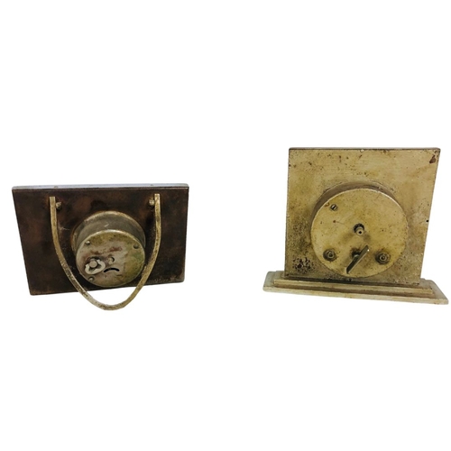 130 - Two Art Deco Clocks