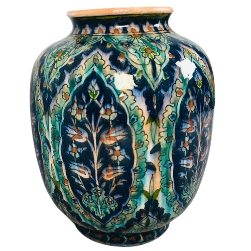 142 - Armenian Iznik style vase approx 28cm