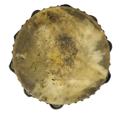 179 - Vintage Hide skin Tambourine