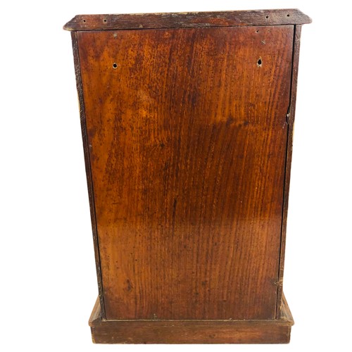 252 - Edwardian Smokers Cabinet, Having 3 fitted drawers to the Interior with original Brass Handles, and ... 