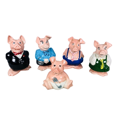 67 - Collection of Wade Pig Natwest piggy banks