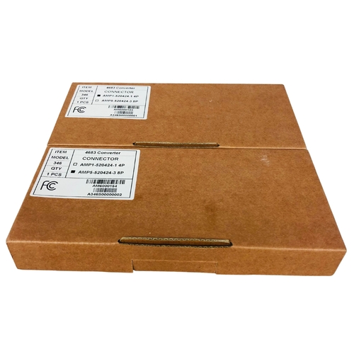 97 - Cypher lab 2 x Boxes of 4683 Converter Connector AMP5-520424-3 8P