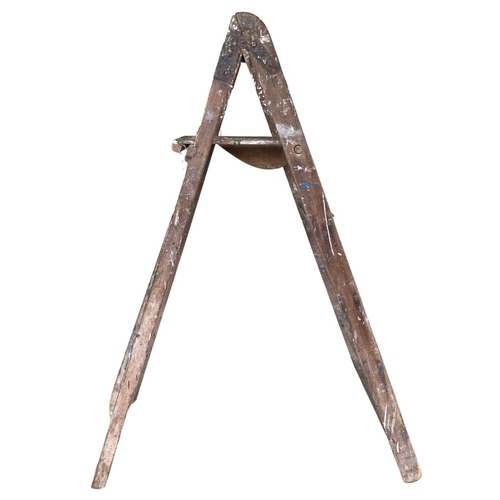 372 - Vintage Wooden Step Ladder