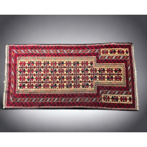 126 - Iranian Baluch rug - Red ground 66