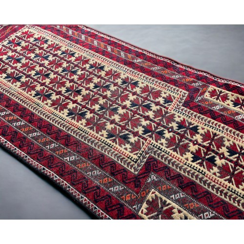 126 - Iranian Baluch rug - Red ground 66