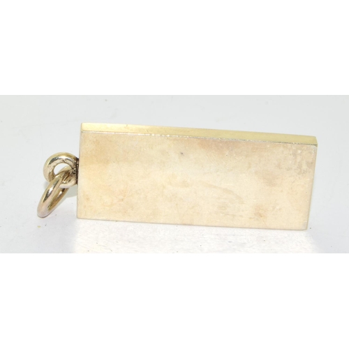 425 - 925 silver fully hallmarked Ingot 